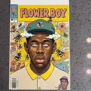 Flower Boy Comic Art Print